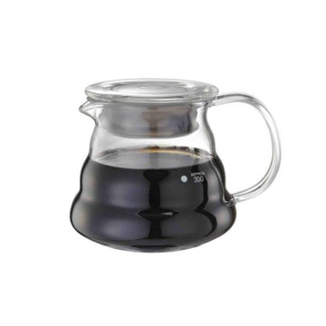 Tiamo V60 / V02 Glass Range Coffee Server 360ml, Redber Coffee