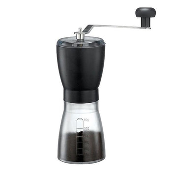 Tiamo Hand Burr Coffee Grinder Slim Black 25g, Redber Coffee