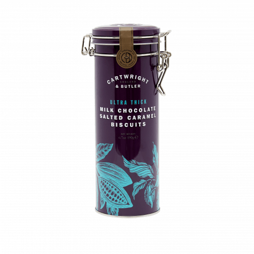 Cartwright & Butler Thick Milk Chocolate Salted Caramel Biscuits Tin