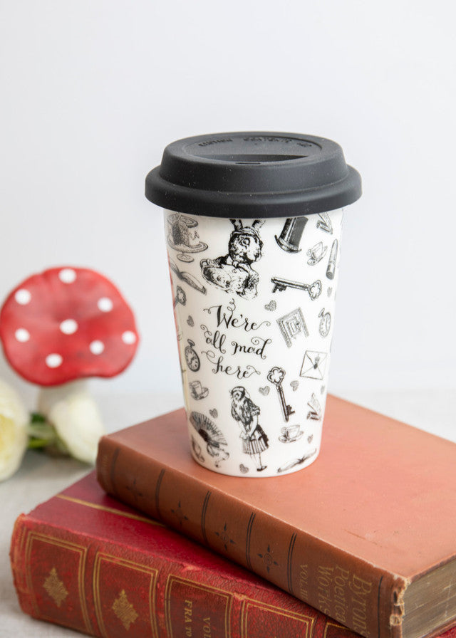 Creative Tops Victoria And Albert Alice In Wonderland Travel Mug