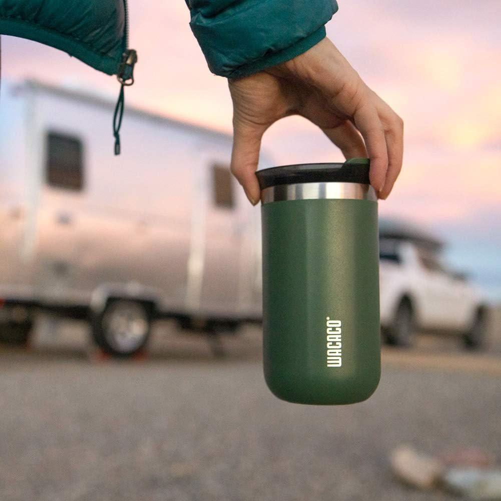 Wacaco Octaroma Lungo Vacuum Insulated Mug 300ml - Pomona Green