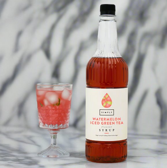 IBC, Simply Iced Tea Syrup 1l - Watermelon Green Tea, Redber Coffee