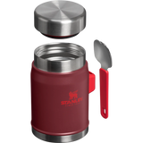 Stanley Classic Legendary Food Jar + Spork 0.4L - Cranberry