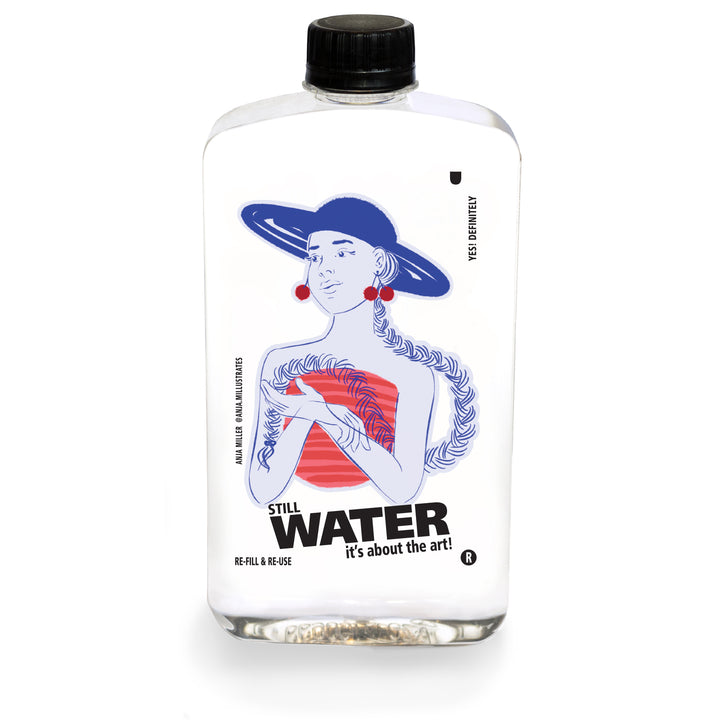 Yes! Definitely Bottled Water 500ml Featuring Design by Anja Miller