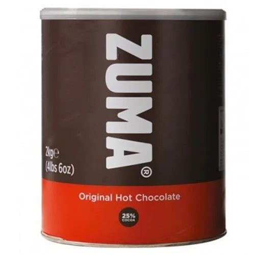 Zuma Original Hot Chocolate (25% Cocoa) 2kg Tin | Redber Coffee