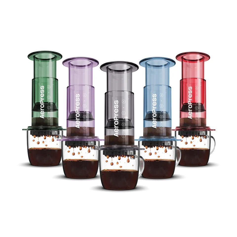 AeroPress Coffee Maker Clear Purple | Redber Coffee