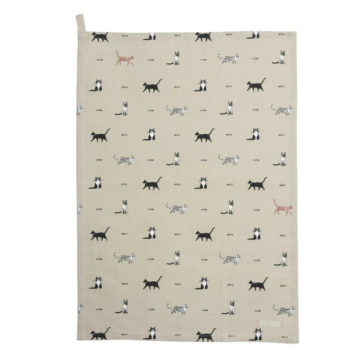 Sophie Allport Purrfect Tea Towel