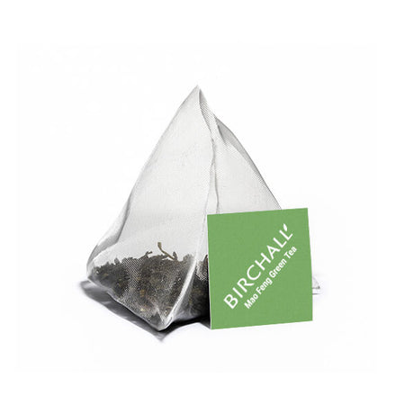 Birchall Plant-Based Prism Tea Bags 15pcs - Mao Feng Green Tea