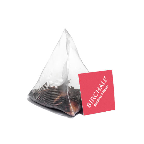 Birchall Plant-Based Prism Tea Bags 80pcs - Red Berry & Flower