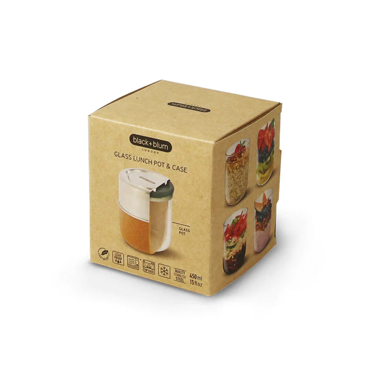 Black+Blum Glass Lunch Pot Small - Slate