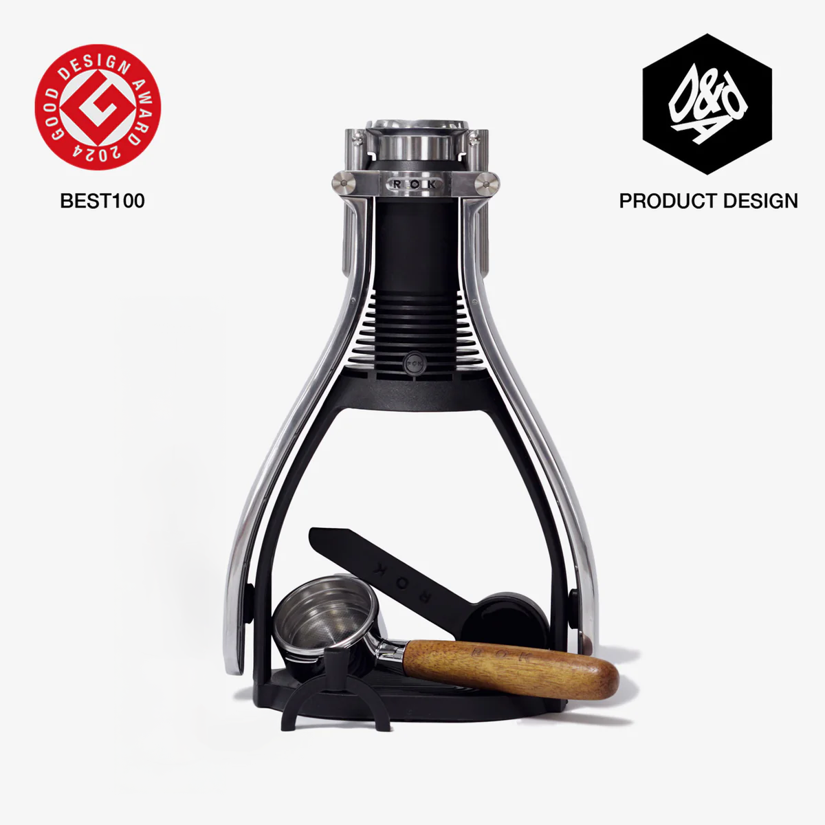 ROK Presso Smartshot Manual Espresso Maker - Black