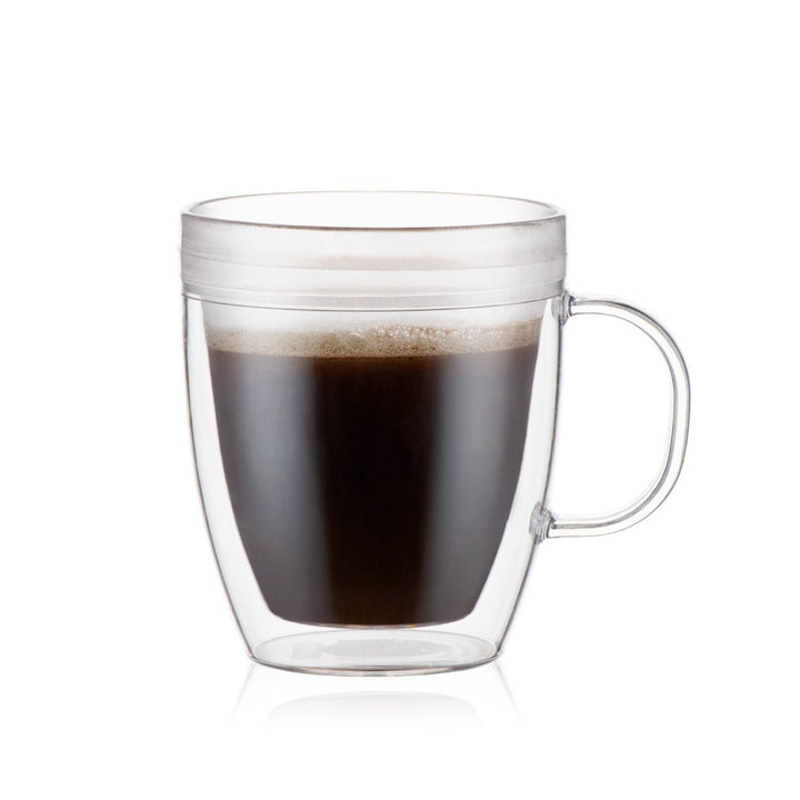 Bodum 2 pcs Jumbo Mug Double Wall, 0.30L, 10oz - 11872-10TR