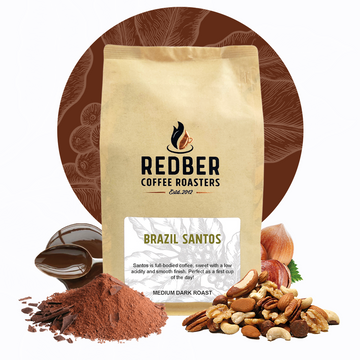 BRAZIL SANTOS - Medium-Dark Roast Coffee