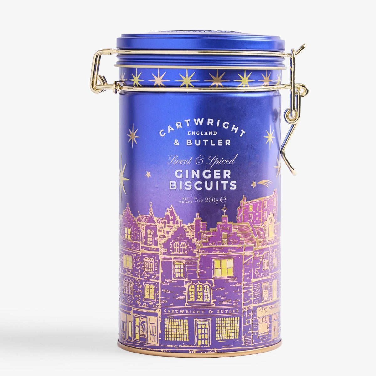 Cartwright & Butler Night Before Christmas Stem Ginger Biscuits in Tin