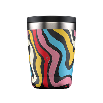 Chilly's Insulated Stainless Steel 340ml Coffee Cup - Psychedelic Dream by Michela Picchi