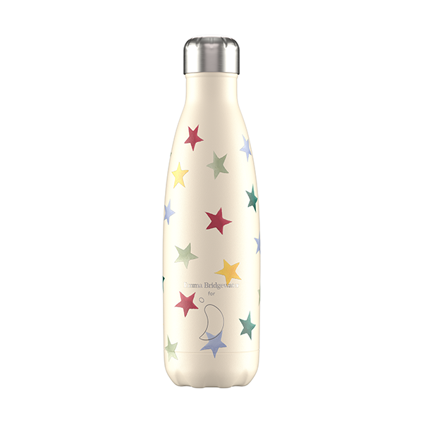 Chilly's Vacuum Insulated Stainless Steel 500ml Drinking Bottle - Emma Bridgewater Polka Stars