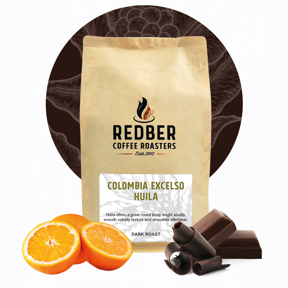 COLOMBIA EXCELSO HUILA - Dark Roast Coffee