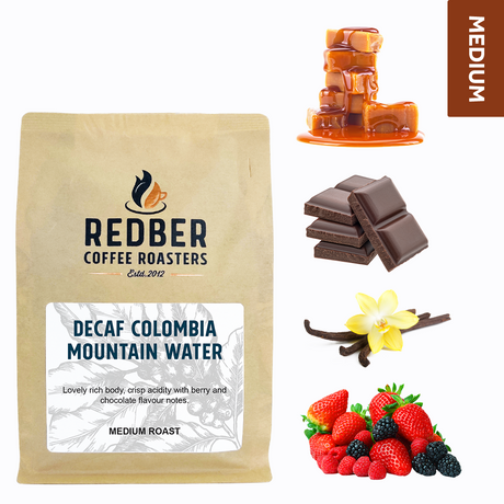 COLOMBIA MEDELLIN MOUNTAIN WATER DECAF COFFEE - Medium Roast Coffee