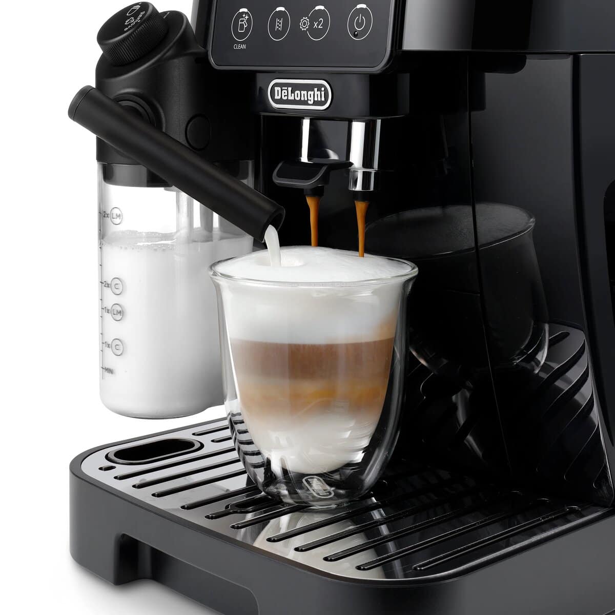 Delonghi Magnifica Start Milk ECAM220.60.B black coffee machine - product view