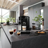 Delonghi Magnifica Start Milk ECAM220.60.B bean to cup coffee machine - detail view