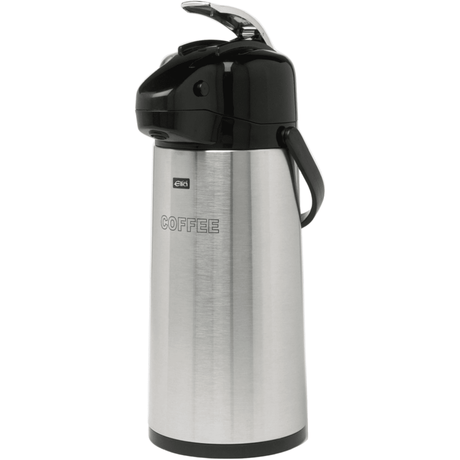 Elia Airpot Lever-Type Stainless Steel Dispenser 1.9L - Etched 'Coffee' – product view