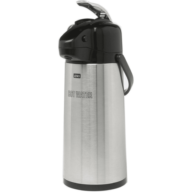 Elia Airpot Lever-Type Stainless Steel Dispenser 1.9L - Etched 'Hot Water' – product view