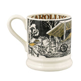 Emma Bridgewater Christmas Carolling 1/2 Pint Mug – reverse view of the snowy Christmas scene