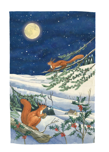 Emma Bridgewater Midnight Squirrel Tea Towel alternative product view