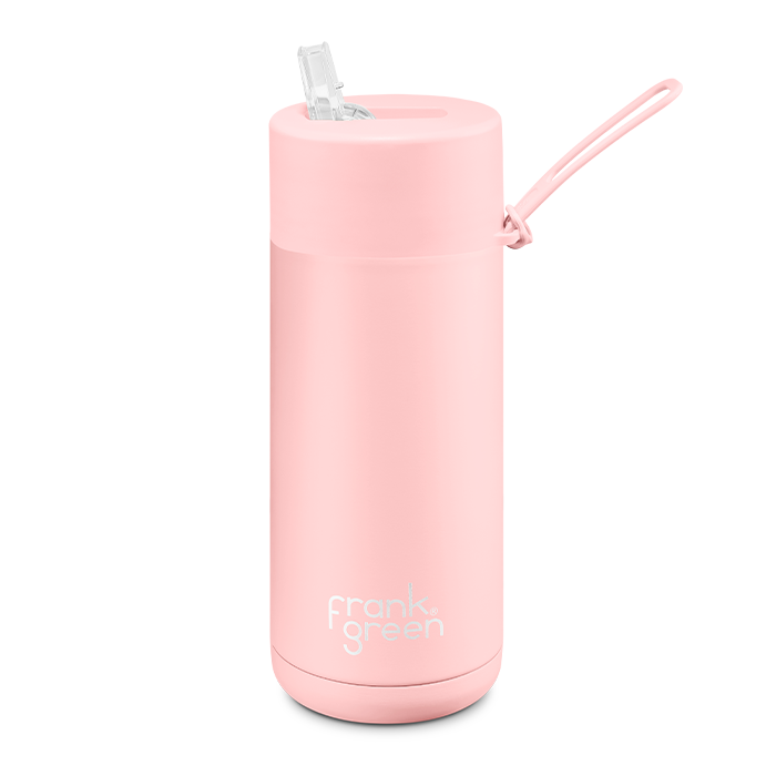 Frank Green 16oz/475ml Ceramic Reusable Bottle - Blushed