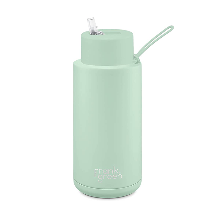 Frank Green 34oz/1005ml Ceramic Reusable Bottle - Mint Gelato