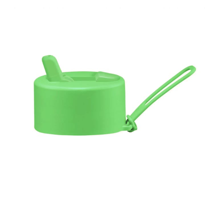 Frank Green Flip Straw Lid & Strap - Neon Green, Redber