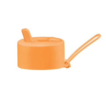 Frank Green Flip Straw Lid & Strap - Neon Orange, Redber Coffee