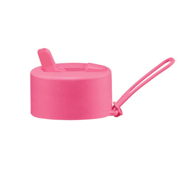 Frank Green Flip Straw Lid & Strap - Neon Pink, Redber