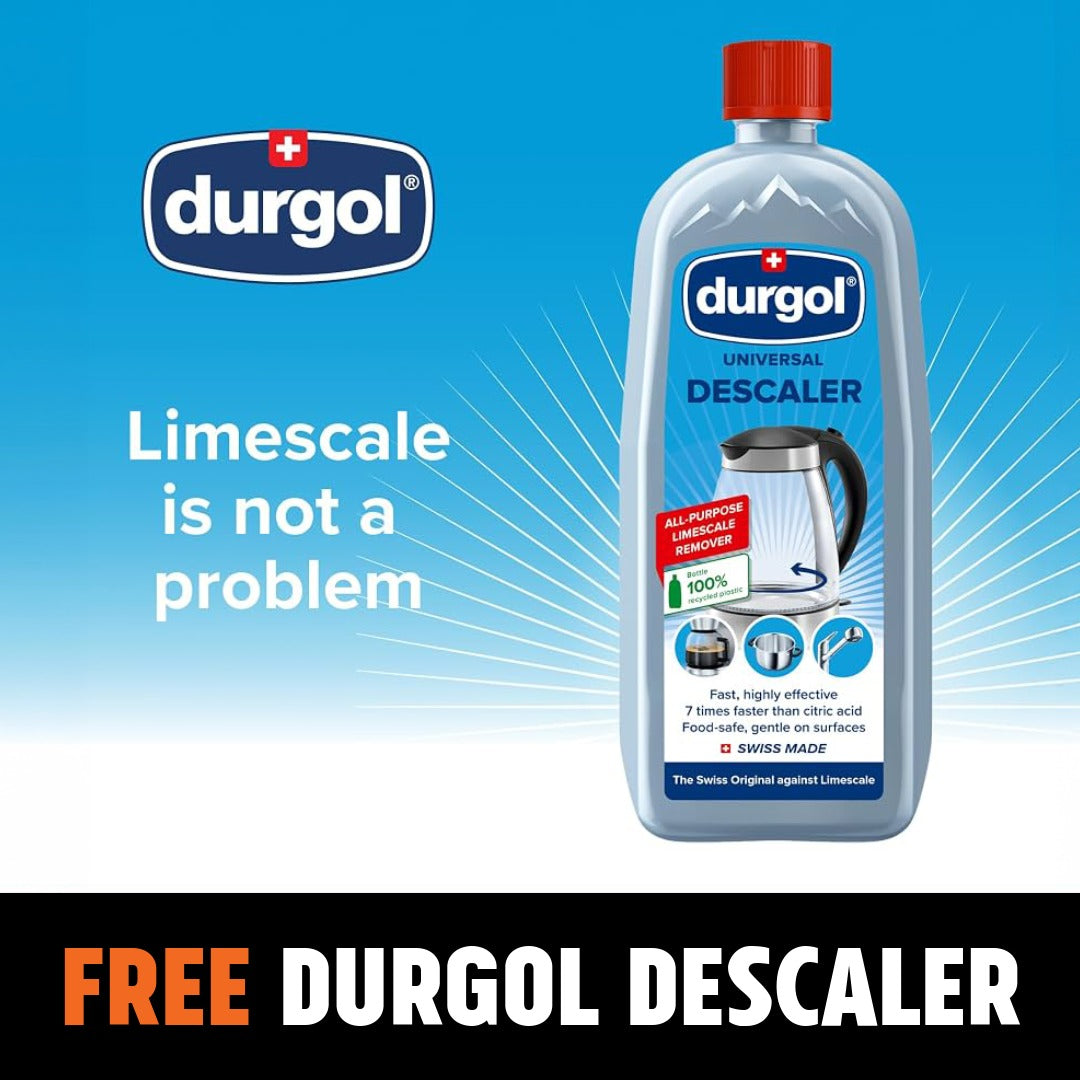 Free Durgol Universal Descaler with selected Moccamaster coffee machines