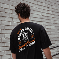 Redber Coffee Moka On The Move T-Shirt - Black