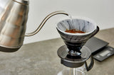 Hario V60 Size 02 transparent black plastic coffee dripper