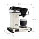 Moccamaster Cup-one Filter Coffee Machine - Off White