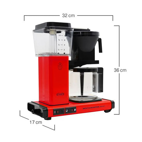 Moccamaster KBG Select Filter Coffee Machine - Red Refurbished Grade A