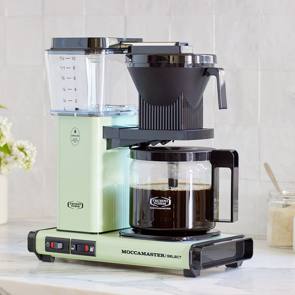 Moccamaster KBG Select Filter Coffee Machine Pastel Green Drip