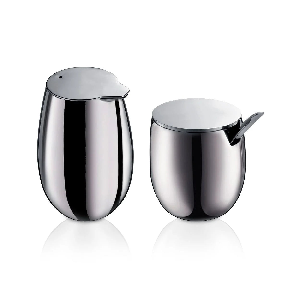 Bodum COLUMBIA Sugar and Creamer Set Stainless Steel - Chrome