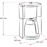 Melitta Look V Therm Perfection Filter Coffee Machine - Black