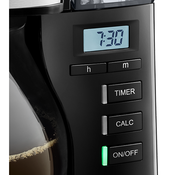 Melitta Look V Timer Filter Coffee Machine - Black