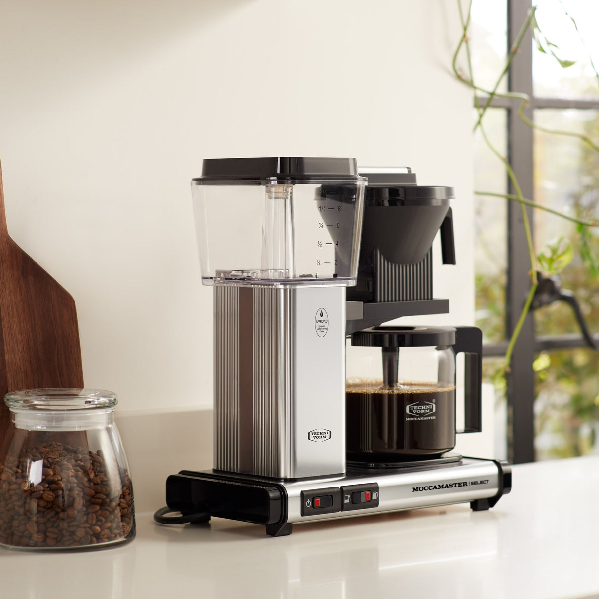 Moccamaster KBG Select Filter Coffee Machine - Polished Silver