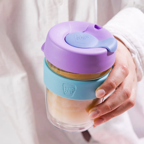 KeepCup Press Fit Brew Longplay Glass Cup 12oz - Moonlight