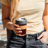 KeepCup Brew Cork Glass Coffee Cup 12oz - Press