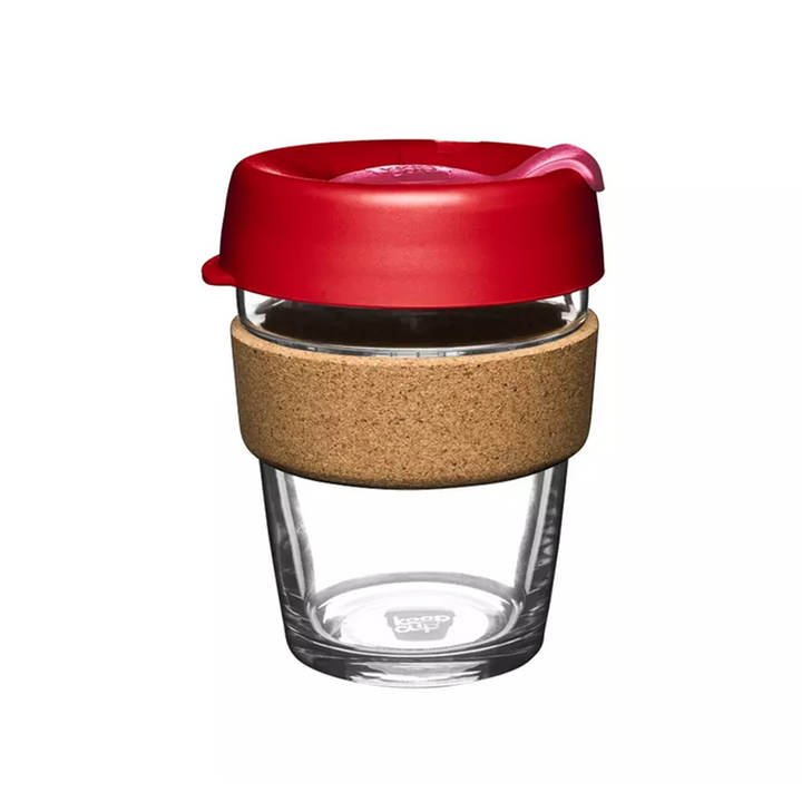 KeepCup Brew Cork Glass Reusable Coffee Cup M 12oz/340ml - Daybreak