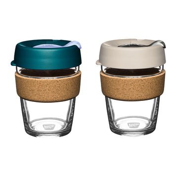 KeepCup Reusable Cork and Glass Cup in 12 oz - THE BEACH PLUM COMPANY