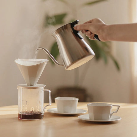 Kinto OCT Brewer 4 Cup Coffee Dripper - White