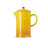 Le Creuset Stoneware Cafetière 1000ml in Nectar, side view on a white background