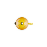 Le Creuset Stoneware Cafetière 1000ml in Nectar, top view on a white background